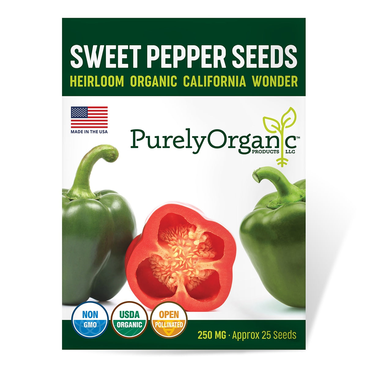 California Wonder Sweet Pepper Seeds – Botanical Interests