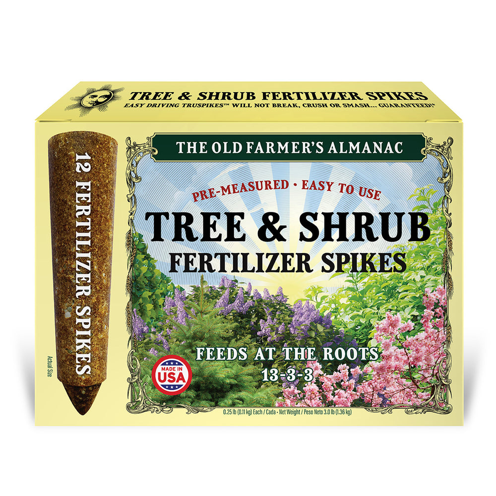 The Old Farmer's Almanac Tree & Shrub Fertilizer Spikes 12 Spikes - 3.0 lbs