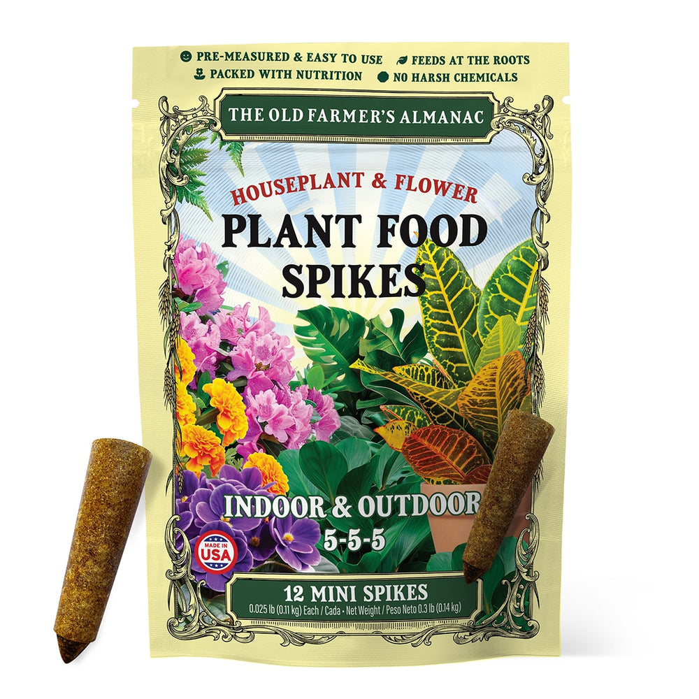 The Old Farmer's Almanac Houseplant & Flower Plant Food Mini Spikes 5-5-5