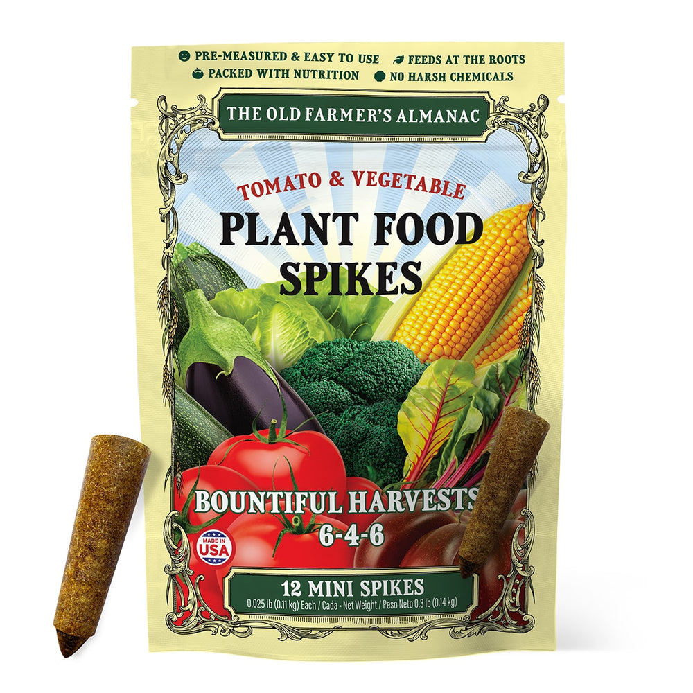 The Old Farmer's Almanac Tomato & Vegetable Plant Food Mini Spikes 6-4-6