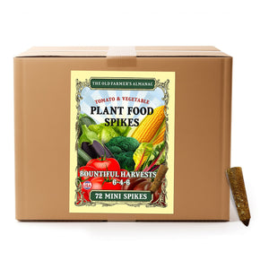 the old farmers almanac tomato vegetable mini plant food spike case