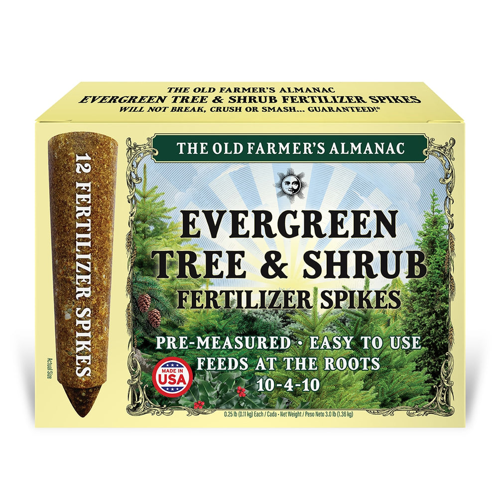 The Old Farmer's Almanac Evergreen Tree & Shrub Fertilizer Spikes