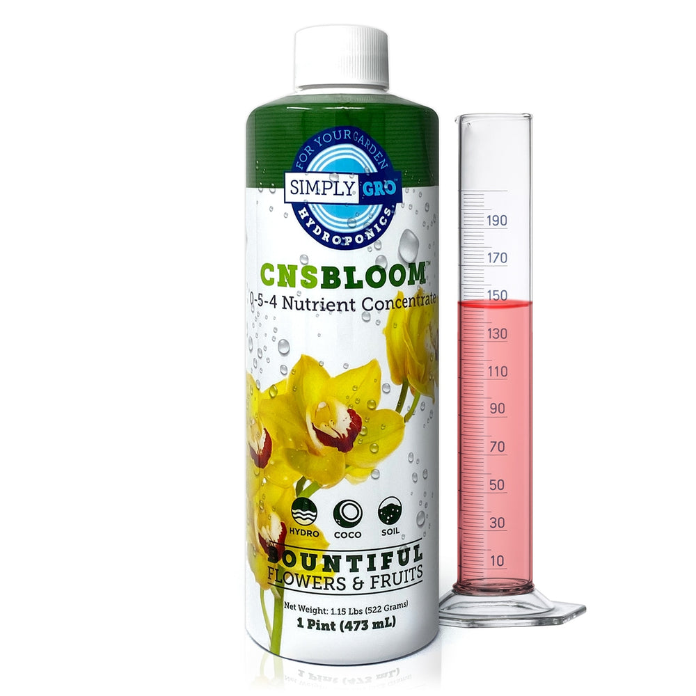 CNS Bloom 0-5-4 Liquid Nutrient Concentrate Hydroponic Fertilizer (1 Pint)