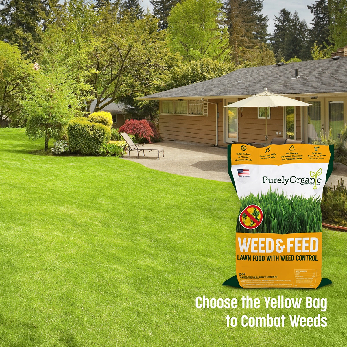 DISCONTINUED - Purely Organic Products Weed & Feed Lawn Food 10-0-2