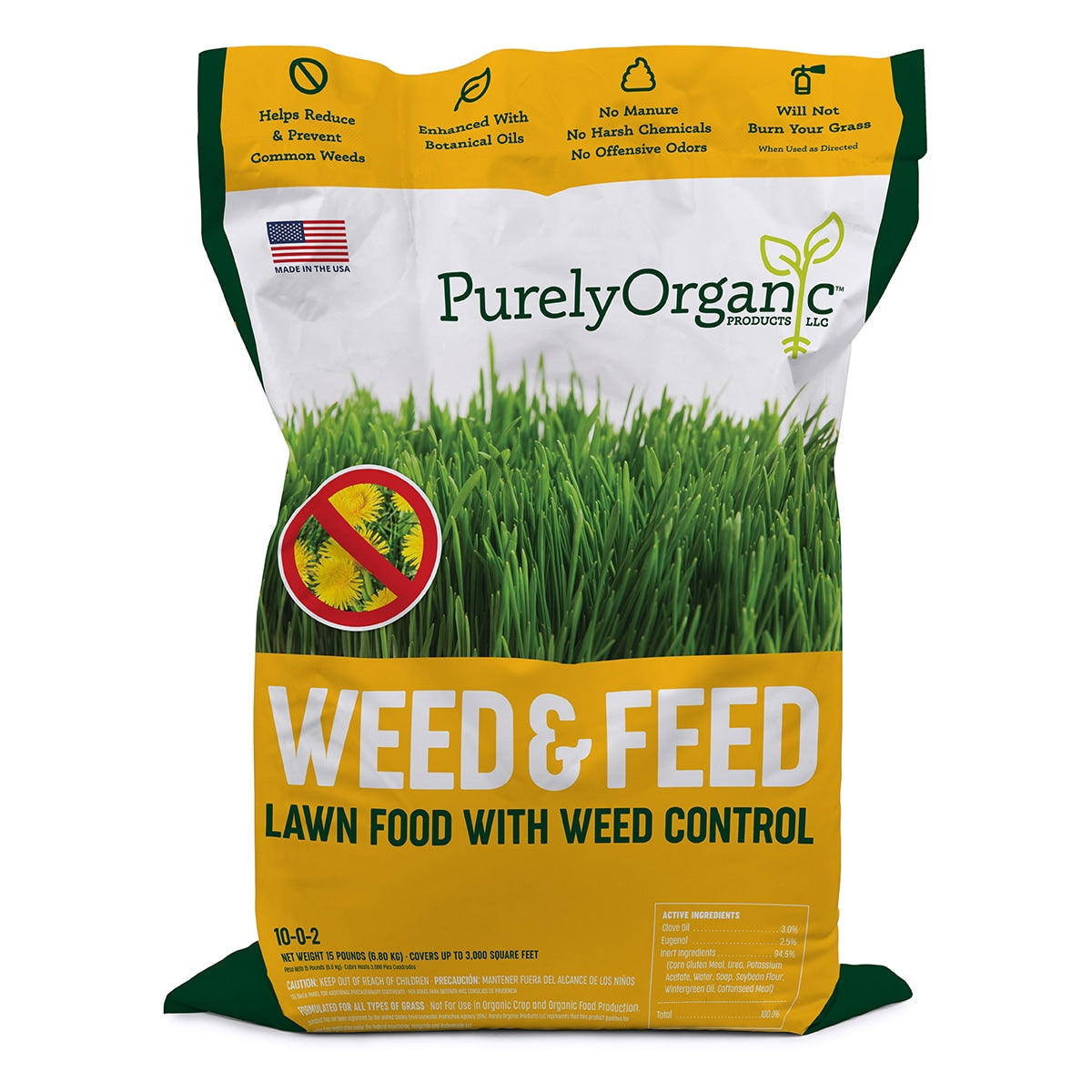 DISCONTINUED - Purely Organic Products Weed & Feed Lawn Food 10-0-2