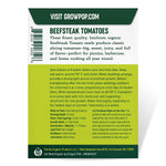 Purely Organic Heirloom Tomato Seeds - Ponderosa Red BeefSteak (Approx 75 Seeds)